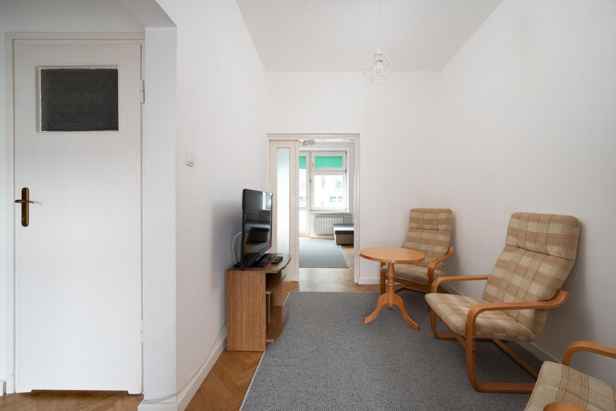 Widok Central Warsaw Apartment Bagian luar foto